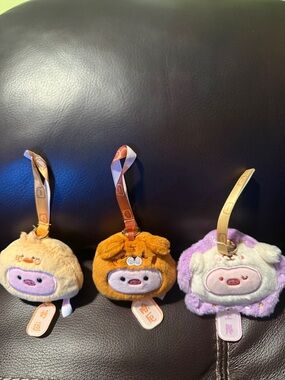 Plush Keychain Set of three